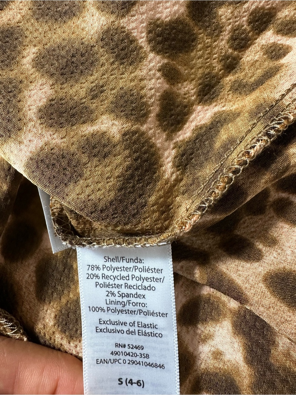 sofia by sofia vergara Leopard Print Slip Maxi Dress - Brown/Black - Picture 10 of 12